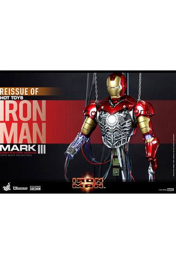 Iron Man Movie Masterpiece Action Figure 1/6 Iron Man Mark III (Construction Version) 39 cm