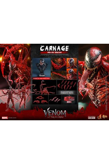 Venom: Let There Be Carnage Movie Masterpiece Series PVC Action Figure 1/6 Carnage Deluxe Ver. 43 cm