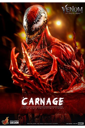 Venom: Let There Be Carnage Movie Masterpiece Series PVC Action Figure 1/6 Carnage Deluxe Ver. 43 cm