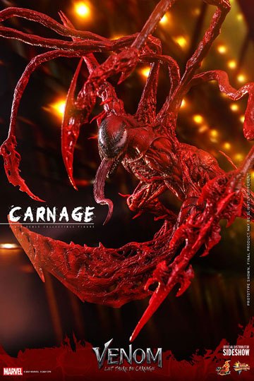 Venom: Let There Be Carnage Movie Masterpiece Series PVC Action Figure 1/6 Carnage Deluxe Ver. 43 cm