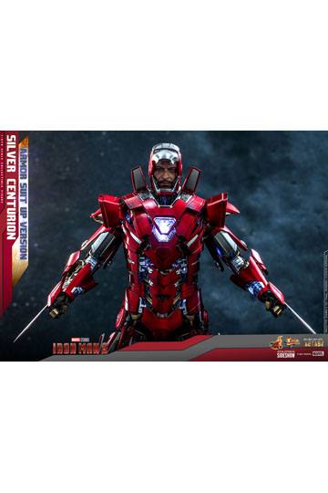 Iron Man 3 Movie Masterpiece Action Figure 1/6 Silver Centurion (Armor Suit Up Version) 32 cm