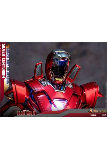 Iron Man 3 Movie Masterpiece Action Figure 1/6 Silver Centurion (Armor Suit Up Version) 32 cm