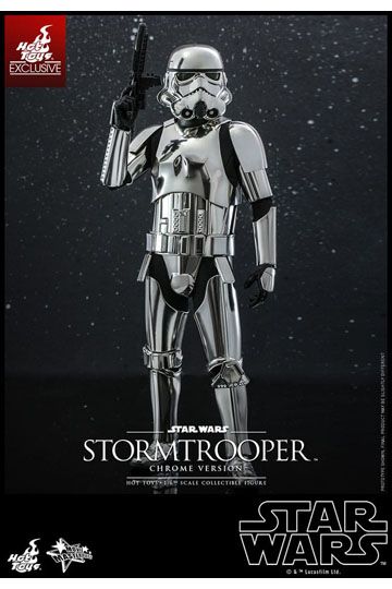 Star Wars Movie Masterpiece Action Figure 1/6 Stormtrooper Chrome Version 30 cm