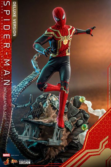 Spider-Man: No Way Home Movie Masterpiece Action Figure 1/6 Spider-Man (Integrated Suit) Deluxe Ver. 29 cm