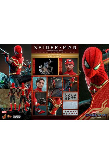Spider-Man: No Way Home Movie Masterpiece Action Figure 1/6 Spider-Man (Integrated Suit) Deluxe Ver. 29 cm