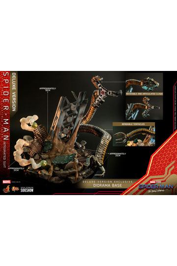 Spider-Man: No Way Home Movie Masterpiece Action Figure 1/6 Spider-Man (Integrated Suit) Deluxe Ver. 29 cm
