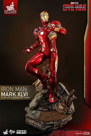 Iron Man Movie Masterpiece Diecast Action Figure 1/6 Iron Man Mark XLVI 32 cm