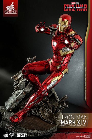 Iron Man Movie Masterpiece Diecast Action Figure 1/6 Iron Man Mark XLVI 32 cm