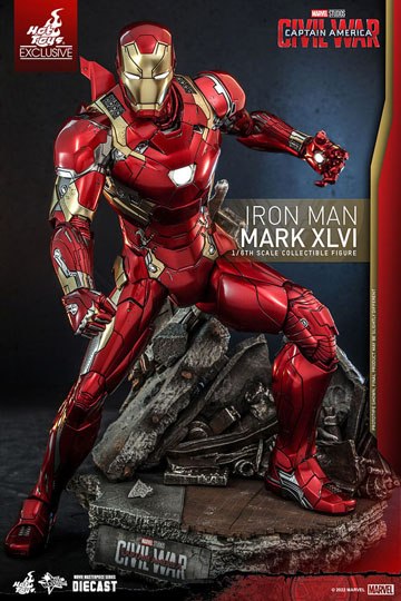 Iron Man Movie Masterpiece Diecast Action Figure 1/6 Iron Man Mark XLVI 32 cm