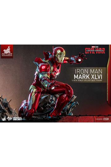 Iron Man Movie Masterpiece Diecast Action Figure 1/6 Iron Man Mark XLVI 32 cm