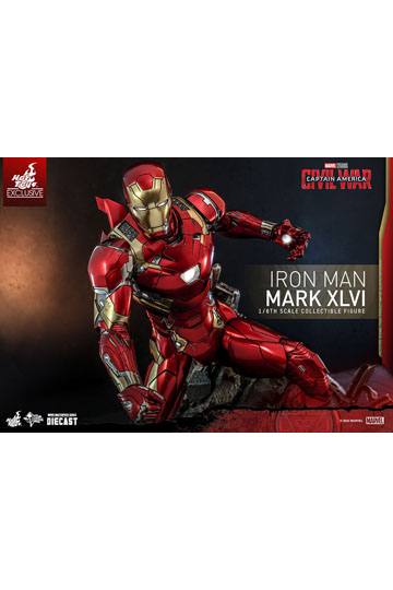 Iron Man Movie Masterpiece Diecast Action Figure 1/6 Iron Man Mark XLVI 32 cm