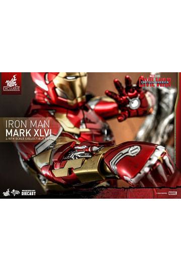Iron Man Movie Masterpiece Diecast Action Figure 1/6 Iron Man Mark XLVI 32 cm
