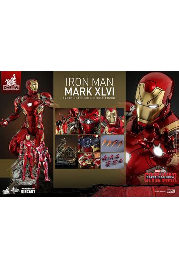 Iron Man Movie Masterpiece Diecast Action Figure 1/6 Iron Man Mark XLVI 32 cm