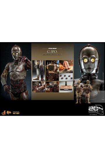 Star Wars: Episode II Action Figure 1/6 C-3PO 29 cm