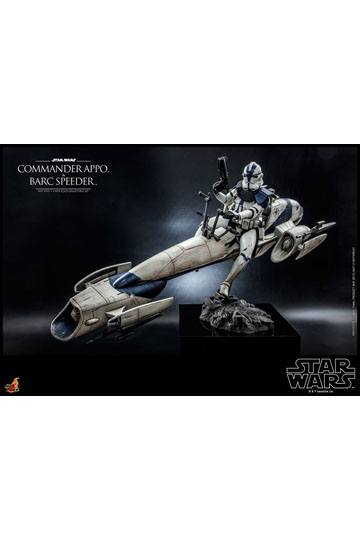 Star Wars The Clone Wars Action Figure 1/6 Commander Appo & BARC Speeder 30 cm