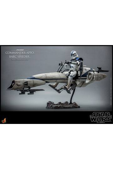 Star Wars The Clone Wars Action Figure 1/6 Commander Appo & BARC Speeder 30 cm