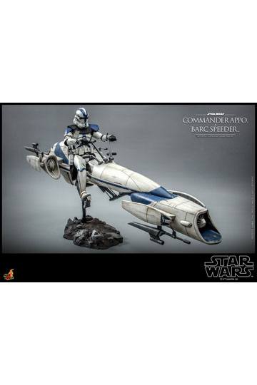 Star Wars The Clone Wars Action Figure 1/6 Commander Appo & BARC Speeder 30 cm