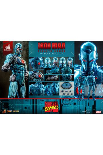 Marvel Comics Diecast Action Figure 1/6 Iron Man (Stealth Armor) Hot Toys Exclusive 33 cm