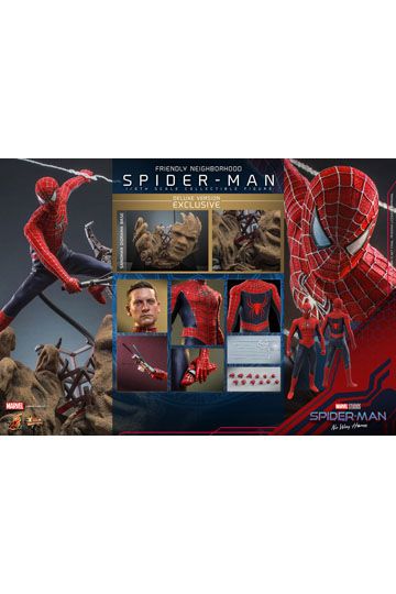 Spider-Man: No Way Home Movie Masterpiece Action Figure 1/6 Friendly Neighborhood Spider-Man (Deluxe Version) 30 cm