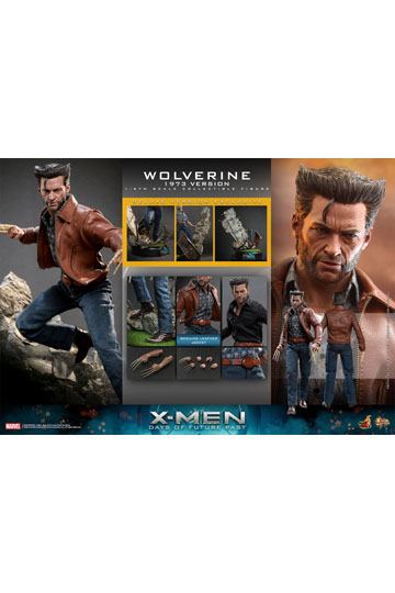 X-Men Days of Future Past Movie Masterpiece Action Figure 1/6 Wolverine (1973 Version) Deluxe Version 30 cm