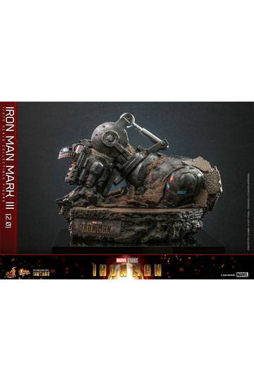 Iron Man Movie Masterpiece Series Diecast Action Figure 1/6 Iron Man Mark III (2.0) 32 cm