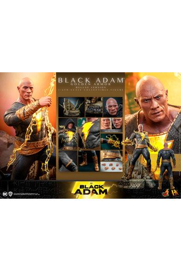 Black Adam DX Action Figure 1/6 Black Adam (Golden Armor) Deluxe Version 33 cm