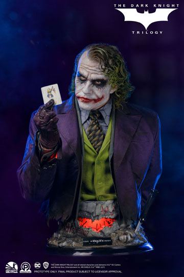 The Dark Knight Life-Size Bust Joker 82 cm