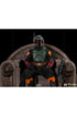 Star Wars The Mandalorian Deluxe Art Scale Statue 1/10 Boba Fett on Throne 18 cm