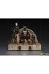 Star Wars The Mandalorian Deluxe Art Scale Statue 1/10 Boba Fett & Fennec on Throne 23 cm