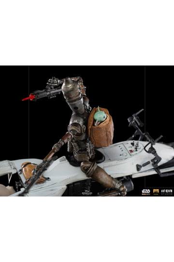 Star Wars The Mandalorian Deluxe Art Scale Statue 1/10 IG-11 & The Child 20 cm