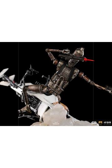 Star Wars The Mandalorian Deluxe Art Scale Statue 1/10 IG-11 & The Child 20 cm