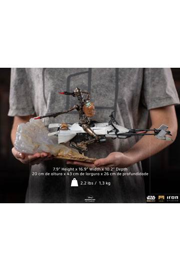 Star Wars The Mandalorian Deluxe Art Scale Statue 1/10 IG-11 & The Child 20 cm