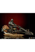 Star Wars The Mandalorian Deluxe Art Scale Statue 1/10 Mandalorian on Speederbike 18 cm