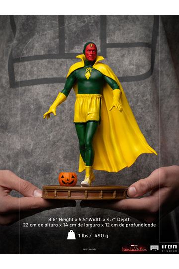 WandaVision Art Scale Statue 1/10 Vision Halloween Version 22 cm