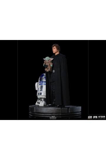 Star Wars The Mandalorian Legacy Replica Statue 1/4 Luke Skywalker, R2-D2 & Grogu 54 cm