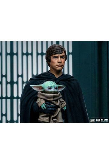 Star Wars The Mandalorian Legacy Replica Statue 1/4 Luke Skywalker, R2-D2 & Grogu 54 cm