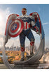 The Falcon and the Winter Soldier Legacy Replica Statue 1/4 Captain America Sam Wilson (Complete)