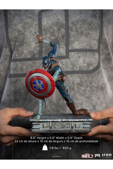 What If...? Art Scale Statue 1/10 Captain America Zombie 22 cm