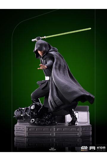 Star Wars The Mandalorian BDS Art Scale Statue 1/10 Luke Skywalker Combat Version 24 cm