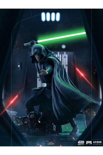 Star Wars The Mandalorian BDS Art Scale Statue 1/10 Luke Skywalker Combat Version 24 cm