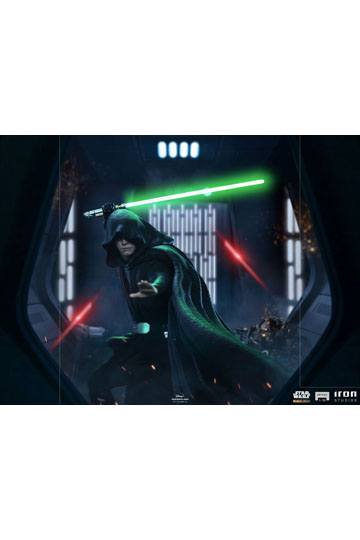 Star Wars The Mandalorian BDS Art Scale Statue 1/10 Luke Skywalker Combat Version 24 cm