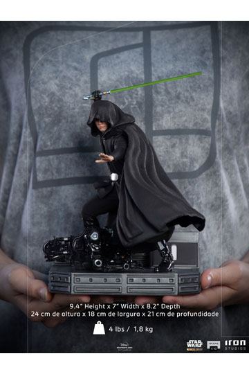 Star Wars The Mandalorian BDS Art Scale Statue 1/10 Luke Skywalker Combat Version 24 cm