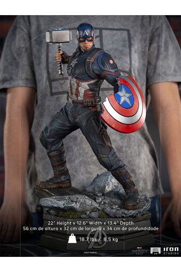 Avengers Infinity Saga Legacy Replica Statue 1/4 Captain America 56 cm