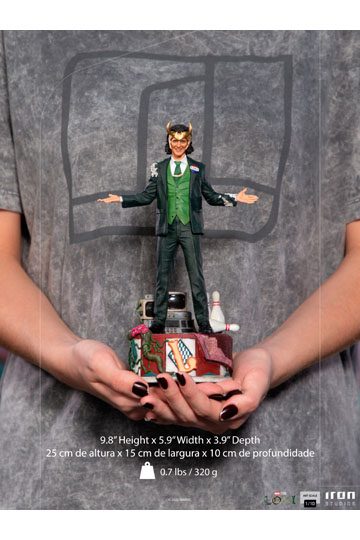 Loki Art Scale Statue 1/10 Loki President Variant 25 cm