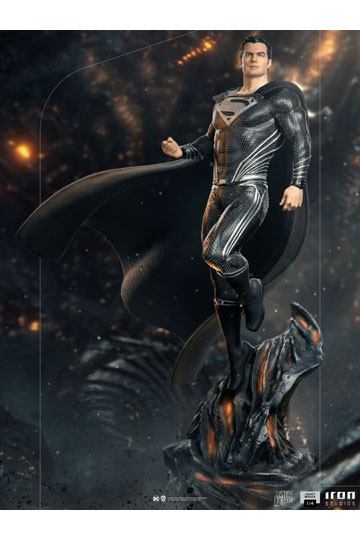 Zack Snyder's Justice League Art Scale Statue 1/4 Superman Black Suit 69 cm