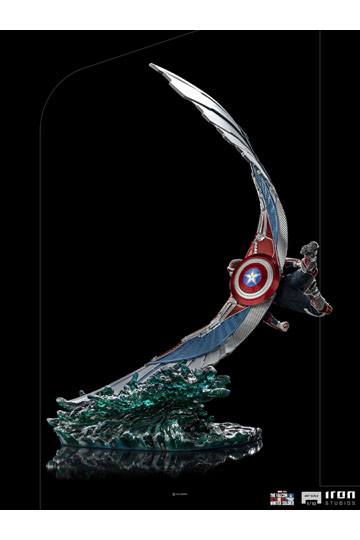 The Falcon and The Winter Soldier BDS Art Scale Statue 1/10 Captain America Sam Wilson Deluxe 46 cm