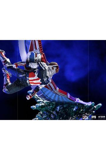 The Falcon and The Winter Soldier BDS Art Scale Statue 1/10 Captain America Sam Wilson Deluxe 46 cm