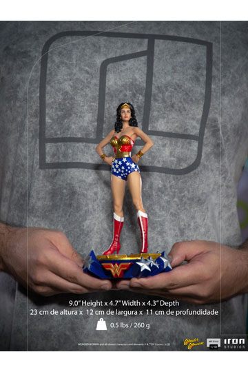 DC Comics Deluxe Art Scale Statue 1/10 Wonder Woman Lynda Carter 23 cm