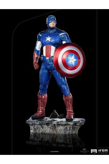 The Infinity Saga BDS Art Scale Statue 1/10 Captain America Battle of NY 23 cm