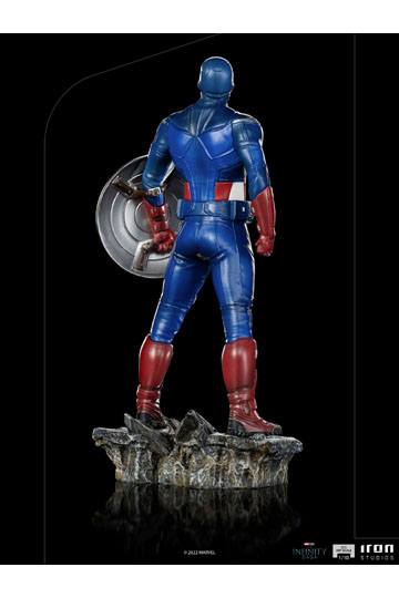 The Infinity Saga BDS Art Scale Statue 1/10 Captain America Battle of NY 23 cm